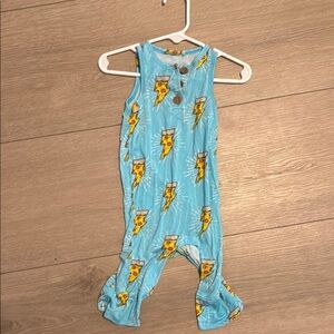 Posh Peanut Pizza bolt romper